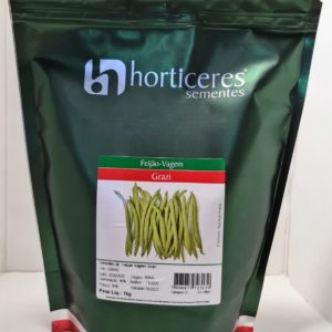 SEMENTE FEIJÃO VAGEM MACARRÃO GRAZI HORTICERES 1KG