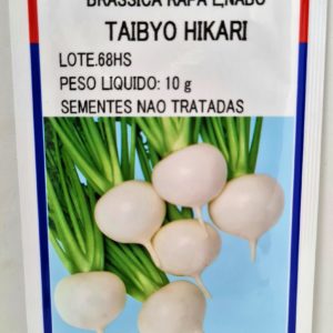 SEMENTE NABO HÍBRIDO TAIBYO HIKARI TAKII 10GR