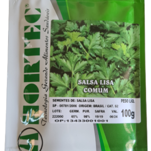 SEMENTE SALSA LISA COMUM HORTEC 100G