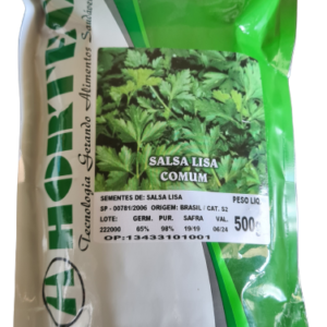 SEMENTE SALSA LISA COMUM HORTEC 500G